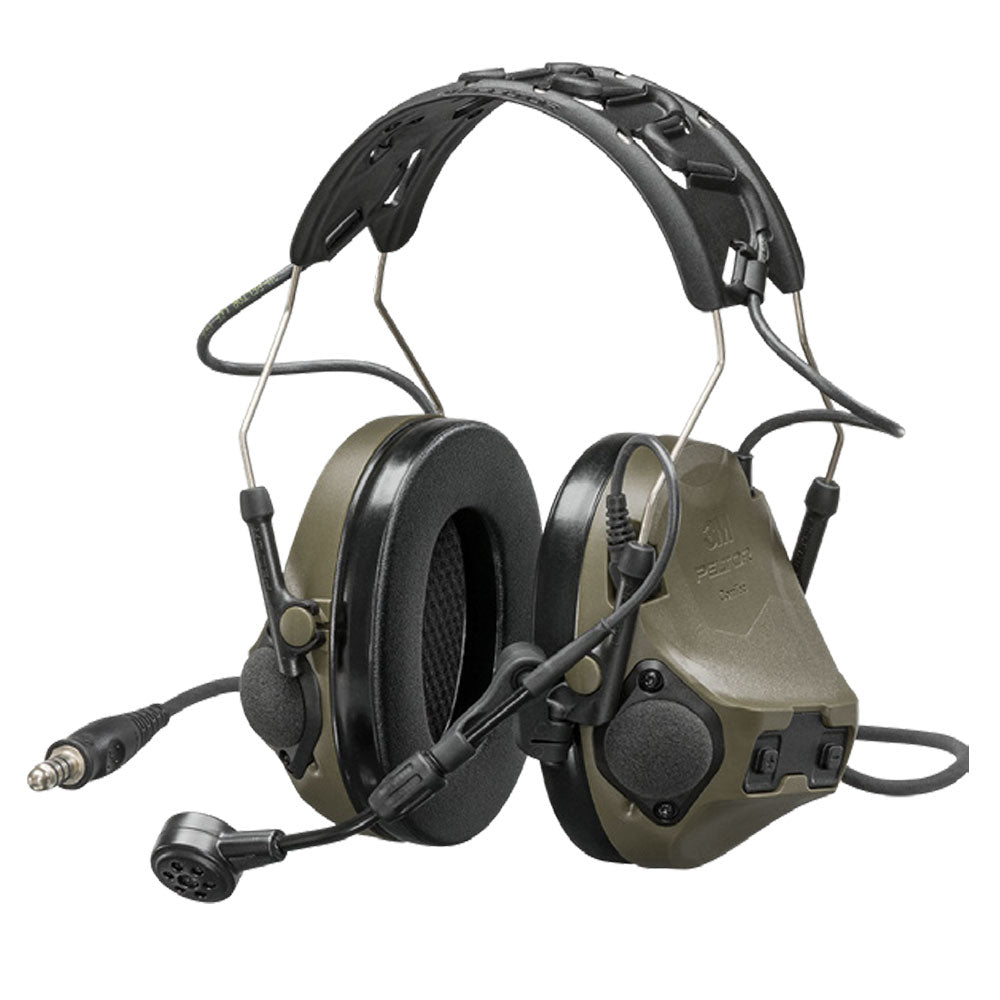 3M™ PELTOR™ ComTac VIII Headset, 4-Pin Dual-COMM (Peltor) - Charcoal Grey