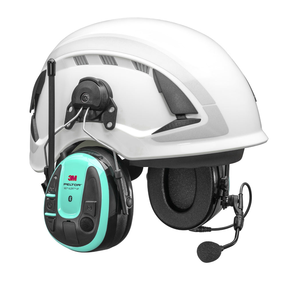 3M™ PELTOR™ WS ALERT XP+ Bluetooth FM Radio Helmet Mount Headset