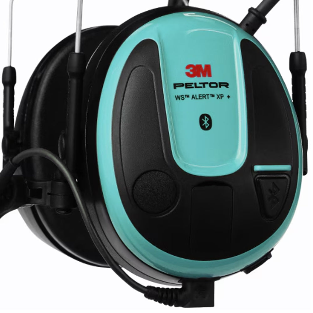 3M™ PELTOR™ WS ALERT XP+ Bluetooth FM Radio Helmet Mount Headset