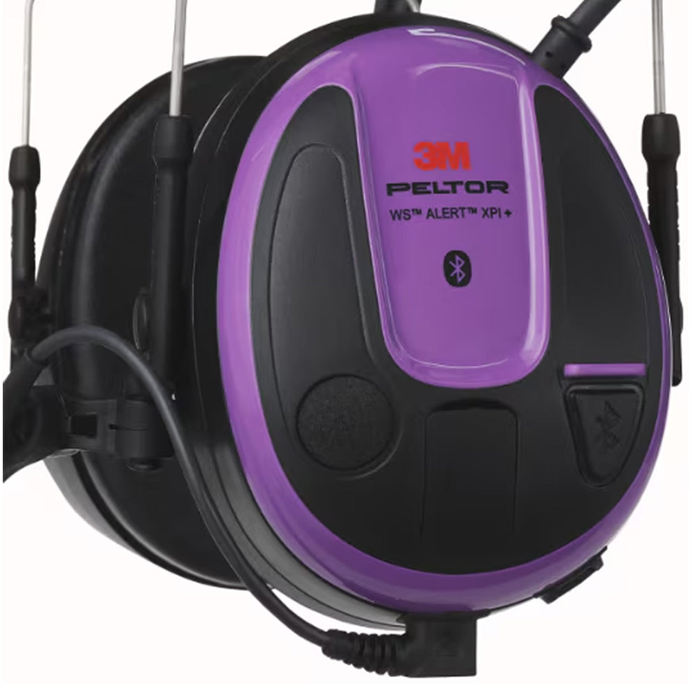 3M™ PELTOR™ WS ALERT XPI+ Bluetooth FM Radio Helmet Mount Headset